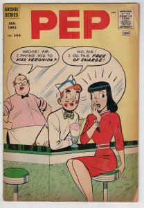 Pep #144 VINTAGE 1961 Archie Comics Veronica GGA