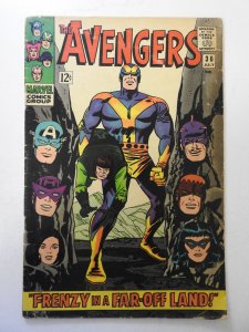 The Avengers #30 (1966) VG- Condition moisture stain