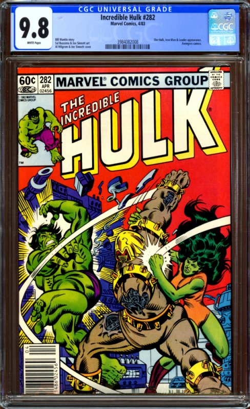 Incredible Hulk #282 CGC NM/M 9.8