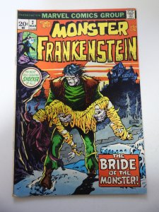 The Frankenstein Monster #2 (1973) FN+ Condition
