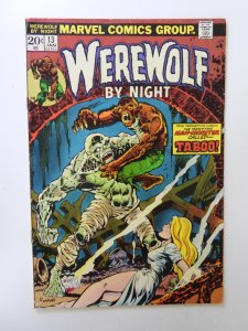 Werewolf by Night #13 (1974) FN/VF condition
