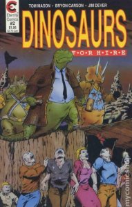 DINOSAURS FOR HIRE #2, VF, Tom Mason, T-Rex ,Eternity, 1988, more in store