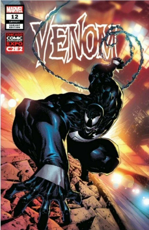 ? VENOM #12 2019 PHILIP TAN ? C2E2 VIRGIN 2 PACK CONVENTION VARIANT SET NM