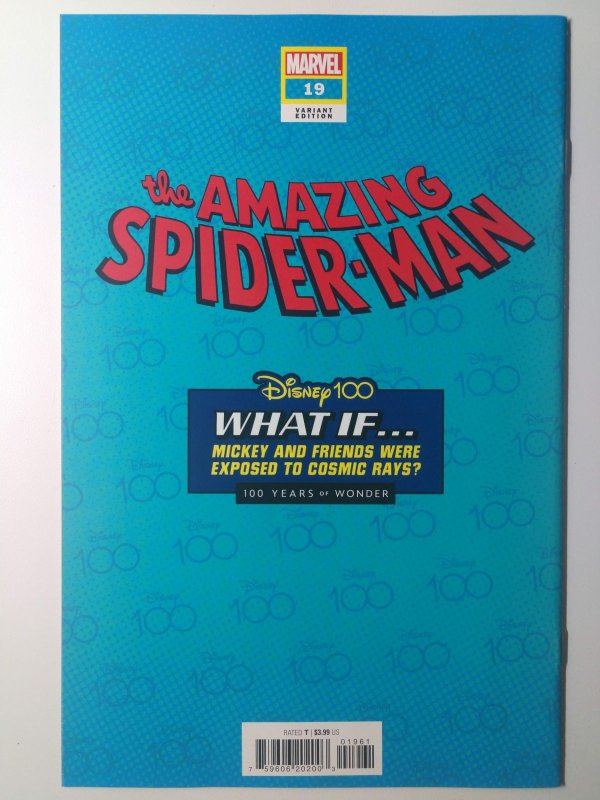 Amazing Spider-Man 19 (2023) 100th Anniversary Disney Variant