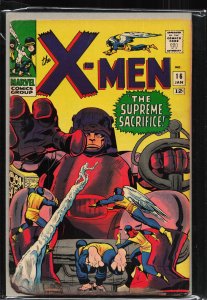 The X-Men #16 (1966) X-Men GD Condition moisture damage, brittle at bottom