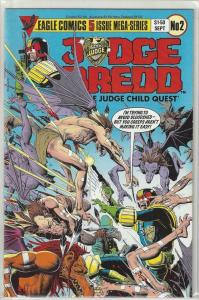 JUDGE DREDD Child Quest #1 2 3 4 5, NM, 1984, 1-5, I am the Law, Bolland, Wagner 