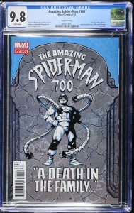 Amazing Spider-Man #700 CGC 9.8 RARE 4th Print Ryan Stegman Variant Marvel ASM