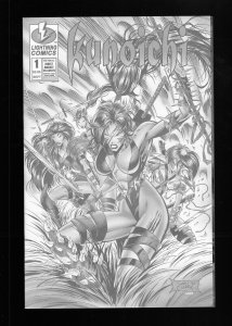 Kunoichi #1 - John Cleary, Greg Weed Cover Art. Platinum Edition. (9.2 OB) 1996