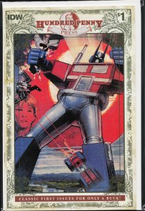 The Transformers #1 100 Penny Press Cover (2014) [Key Issue]