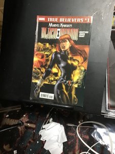 True believers #1  reprints Black Widow (2001) VF/NM Wow!