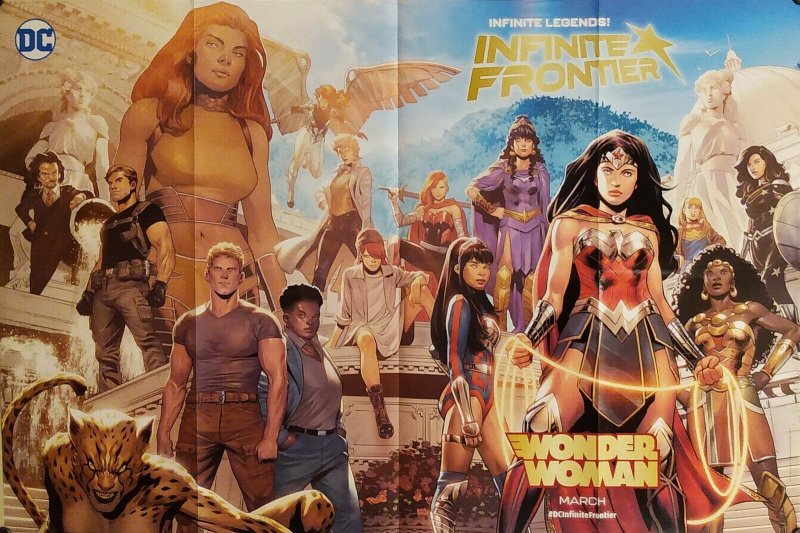 Infinite Frontier Wonder Woman DC Folded Promo Poster (24x36) New! [FP67]