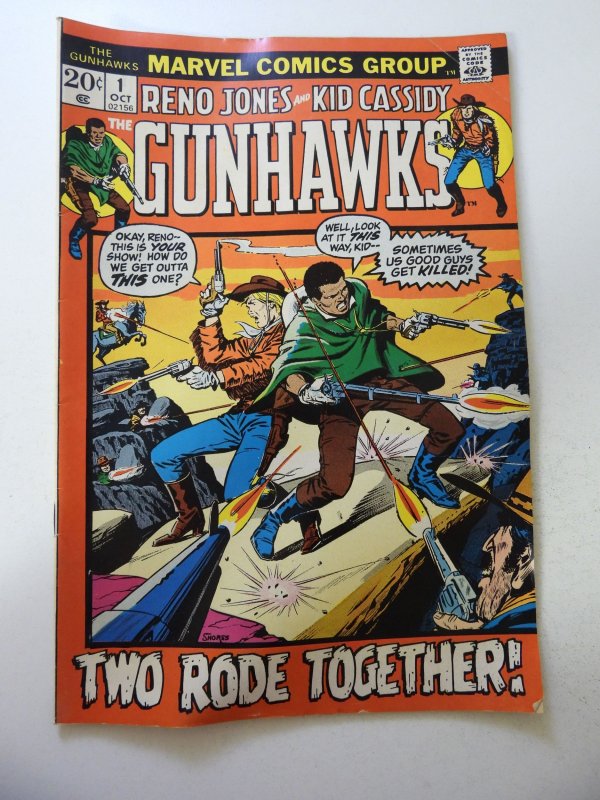 The Gunhawks #1 (1972) VG Condition