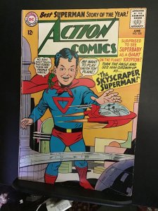 Action Comics #325  (1965) Giant Super Baby key! Supergirl college story! FN