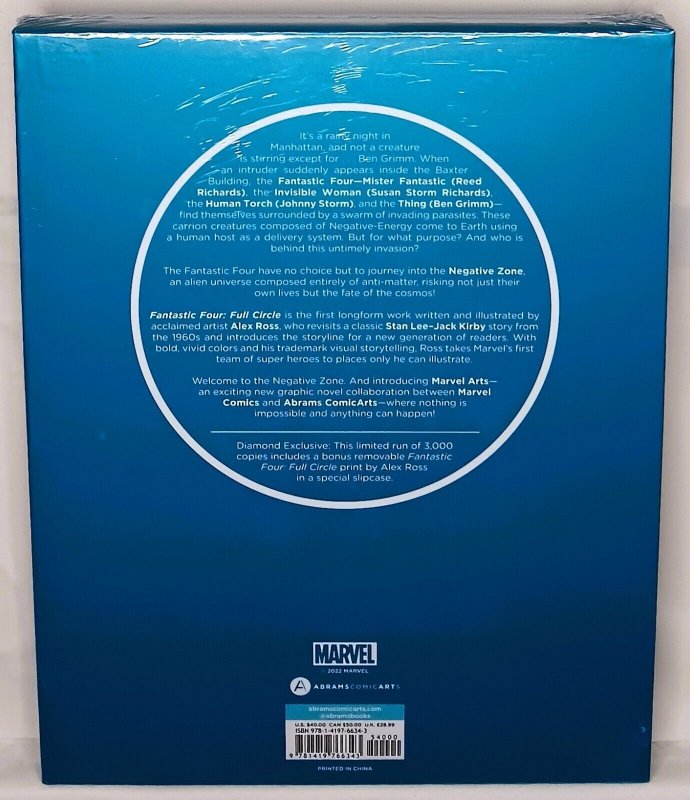 FANTASTIC FOUR Full Circle Previews Exclusive Slipcase HC Alex Ross