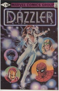 Dazzler #1 (1981) - 9.4 NM *Black & White Error Copy*