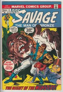 Doc Savage the Man of Bronze #5 (Jun-72) VF/NM High-Grade Doc Savage