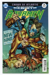 Aquaman #24 (2016 v8) Dan Abnett Corum Rath 1st Silent School NM