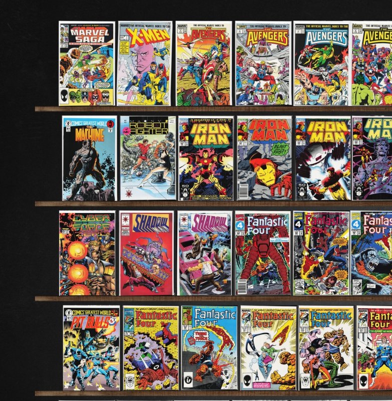 Huge Lot 140+ Comics with Fantastic Four, Magnus Robot Fighter & More!
