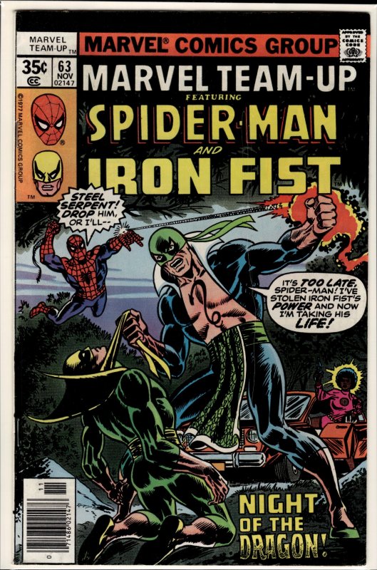 Marvel Team-Up #63 (1977) Iron Fist