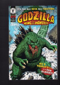 Godzilla #1 - ARTHUR ADAMS COVER ART! (9.2) 1995