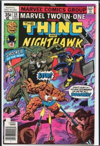 Marvel Two-in-One #34 (1977) Nighthawk