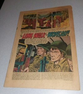 G.I. Combat #46 3rd dc comics issue 1957 NAZI FROGMAN golden age war movie key