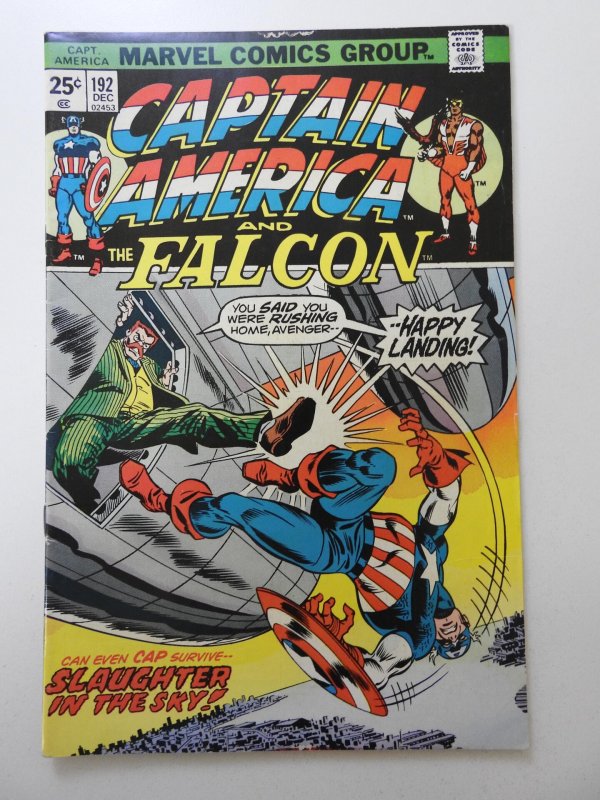 Captain America #192 (1975) vs Dr. Faustus! MVS Intact!! Sharp Fine Condition!