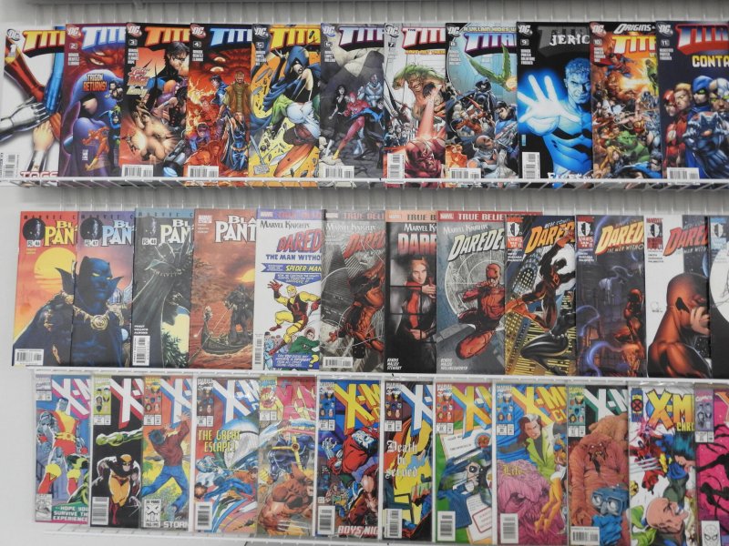 Huge Lot 180+ Comics W/ Daredevil, X-Men, Titans, Outsiders+ Avg VF+ Condition!
