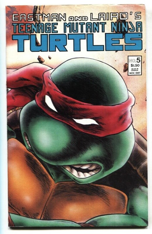 TEENAGE MUTANT NINJA TURTLES #5 2nd print variant-Mirage-comic book 1987