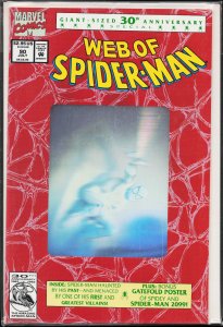Web of Spider-Man #90 Second Print Cover (1992) Spider-Man