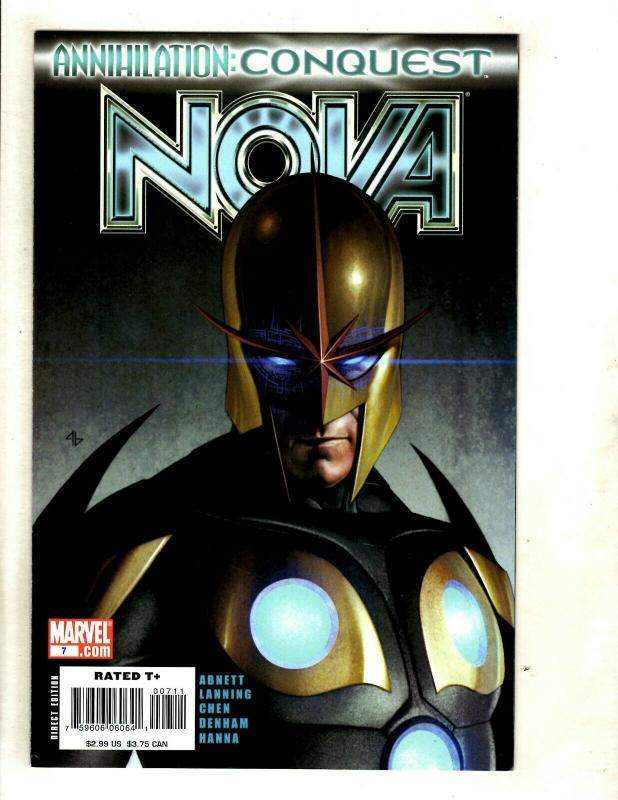 Lot Of 8 NOVA Marvel Comic Books # 1 2 3 4 (Annihilation Mini) + # 4 5 6 7 SM8