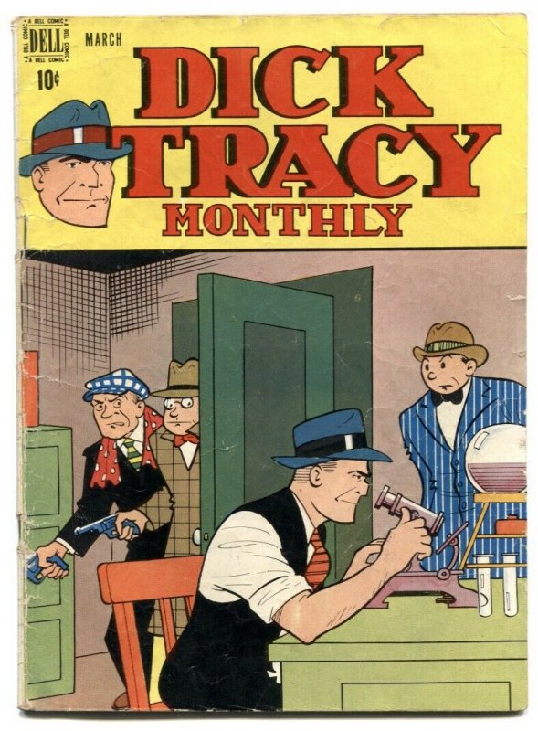 Dick Tracy #3 1948- Dell comics- Chester Gould VG