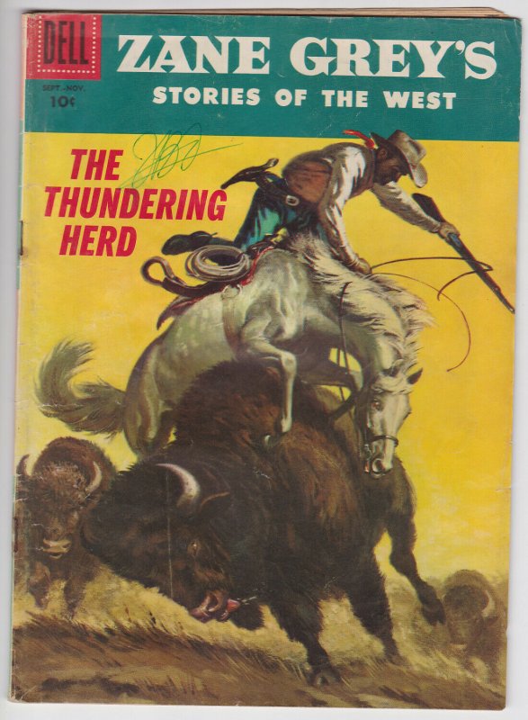 Zane Grey's Stories of the West #31 (Nov 1956) 3.5 VG- Dell