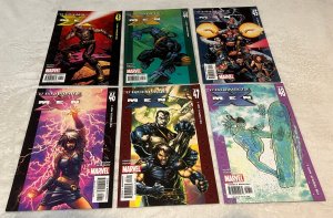 Ultimate X-Men LOT #43-48 - David Finch, Brandon Peterson Covs (9.0/9.2) 2004