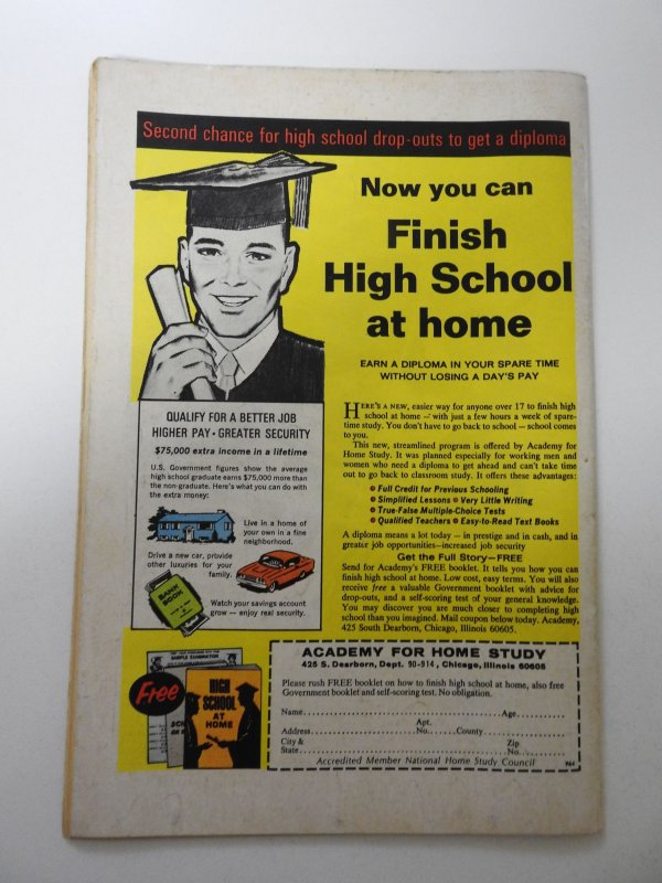 Sgt. Fury #67 (1969) VG+ Condition