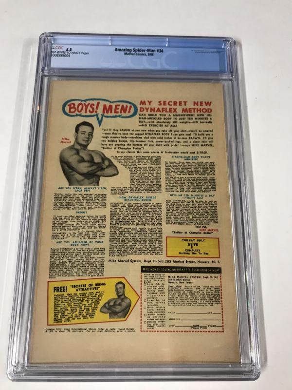 Amazing Spider-Man #34 CGC 5.5