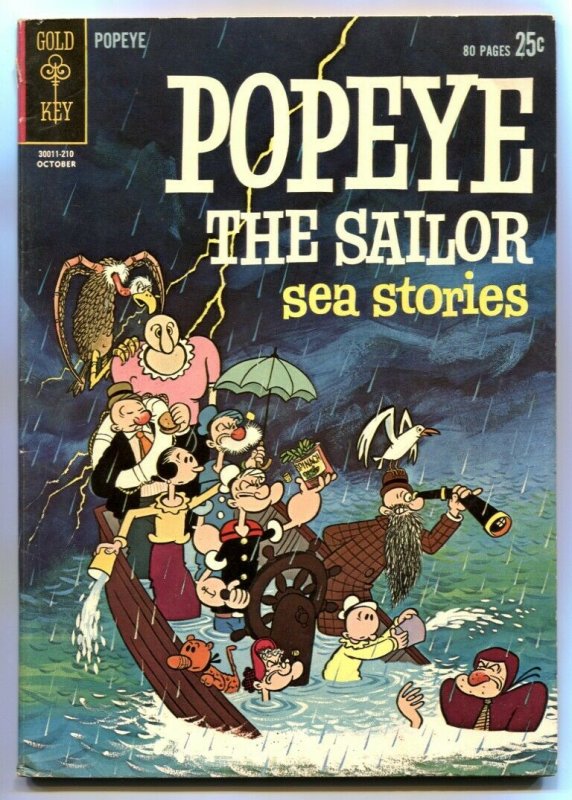 Popeye #66 1962- 1st Gold Key issue- Sea Stories FN 