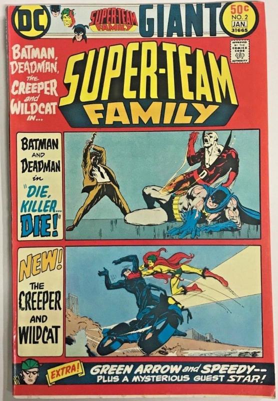 SUPER-TEAM FAMILY#2 VG/FN 1976 DC BRONZE AGE COMICS