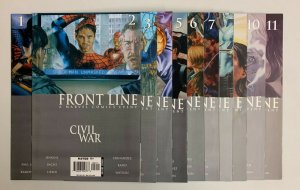 Civil War Front Line #1-11 Set (Marvel 2006) Paul Jenkins (7.0-9.0)