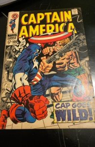 Captain America #106 (1968)guest starring kazar