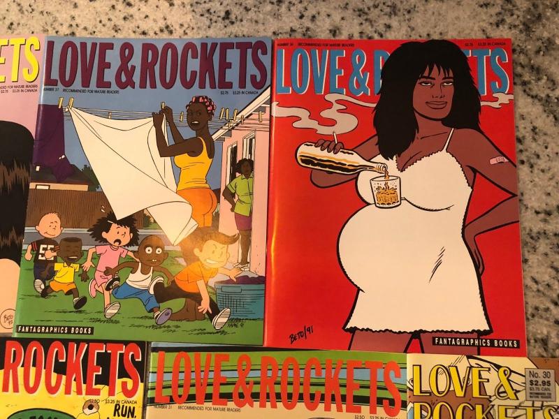 11 Love & Rockets Fantagraphics Magazines #30 31 32 33 34 35 36 37 38 39 40 TD15