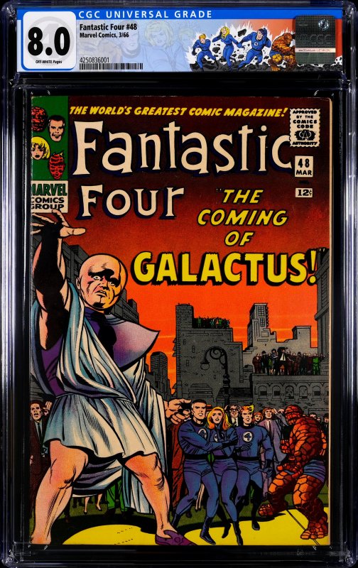 Fantastic Four #48 (1966) CGC 8.0 - 1st appearance of Silver Surfer & Galactus