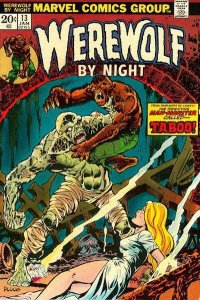 Werewolf By Night (1972 series)  #13, VF- (Stock photo)