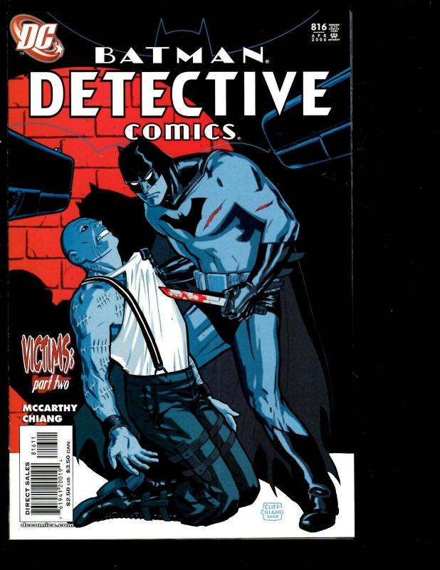 13 Detective Comics DC #811 812 813 814 815 816 817 818 819 820 830 829 800 SM11