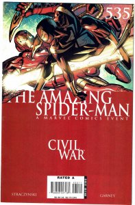 Amazing Spider-Man #535 J. Michael Straczynski Iron Man NM