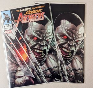 SAVAGE AVENGERS #1 MICO SUAYAN Unknown Comics Exclusive Trade Dress & Virgin Set