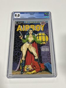 AIRBOY 5 CGC 9.0 WHITE PAGES ECLIPSE 1986 (018) 