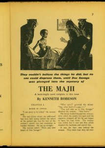 Doc Savage Pulp The Majii- Kenneth Robeson- Bargain copy