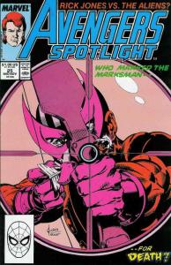 Avengers Spotlight #25 FN; Marvel | save on shipping - details inside