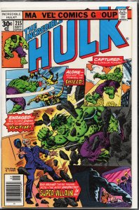 The Incredible Hulk #215 (1977) Hulk